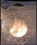 4" Silver Foil Doilies - 12 Pack (2104-90404)