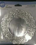 6" Silver Foil Doilies - 18 Pack (2104-90406)