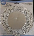 8" Silver Foil Doilies - 18 Pack (2104-90408)