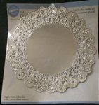 10" Silver Foil Doilies - 6 Pack (2104-90410)