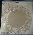 12" Silver Foil Doilies - 4 Pack (2104-90412)