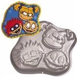 Vintage Rugrats Wilton Aluminum Character Pan (2105-3050)