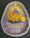 Vintage Easter Basket Aluminum Character Pan (2105-4374)