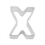 Cookie Cutter Letter X