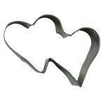 Cookie Cutter 3.5" Double Heart
