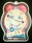 Vintage 1991 Good-Time Clock Wilton Character Cake Pan