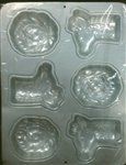 Vintage Lions And Giraffes Mini Wilton Cake Pan (2105-2096)