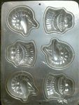 VINTAGE SESAME STREET® BIG BIRD AND COOKIE MONSTER MINI WILTON CAKE PAN (2105-8472)