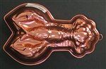 Vintage Mirro Copper Colored Lobster Mold