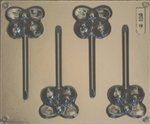 Boobs With A Bow Lollipop Mold - Cax154