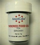 Powdered Brown Food Color - 3 Grams