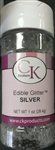 Silver Edible Glitter Flakes - 1 Ounce (78-6018)