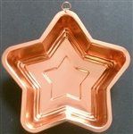 Vintage Copper Colored Star Cake Pan