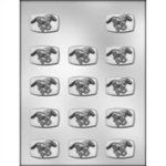 1-5/8" Horse Race Chocolate Mold (90-6010)