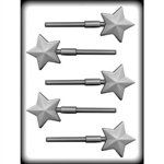 2" Faceted Star Sucker Hard Candy Mold (8H-4253)