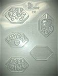 3" Valentine Assortment Mold (90-1632)