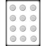 1-1/4" Smiley Mint Hard Candy Mold (8H-9143)