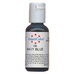 Navy Blue Soft Gel Paste - Americolor 134