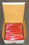 4" Red Metallic Twist Ties - 2000 Pack