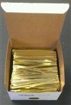 4" Gold Metallic Twist Ties - 2000 Pack