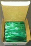 4" Green Metallic Twist Ties - 2000 Pack