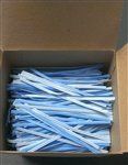 4" Light Blue Paper Twist Ties - 2000 Pack
