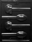 Football & Helmet Pretzel Pops Mold - Lps111