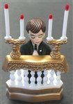 Boy Praying At Altar Cake Topper