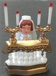 Girl Praying At Altar Cake Topper