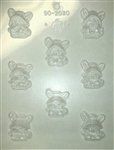 Easter Bunny With Hat Chocolate Mold (90-2030)