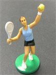 Female Tennis Match Cake Topper