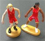 Female Basketball Players Cake Topper