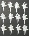 Puffy Ghosts Cupcake Picks - 12 Pack