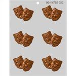 2-1/2" Comedy Tragedy Mask Mold (90-14785)