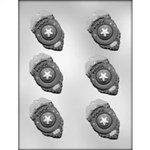 3" Police Badge Mold (90-14691)