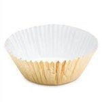 Gold Foil Standard Size Baking Cups - 500 Pack