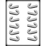 2" Candy Cane Hard Candy Mold (8H-4044)