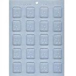 1-1/4" Initial H Mint Mold (90-14208)