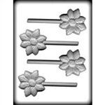 2-3/4" Flower Sucker Hard Candy Mold (8H-13105)