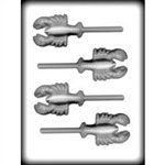 Lobster Crayfish Sucker Hard Candy Mold (8H-12820)