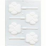 Dog Paw Sucker Hard Candy Mold (8H-11268)