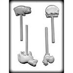 Farm Animals Sucker Hard Candy Mold (8H-11219)