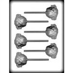 Bulldog Face Sucker Hard Candy Mold (8H-11290)