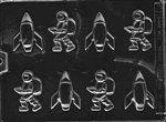 Spaceman & Rockets Mold - Lpk023