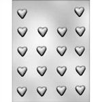 7/8" Plain Heart Hard Candy Mold  (8H-1001)