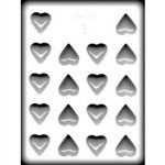 1-1/4" Heart Hard Candy Mold (8H-1004)