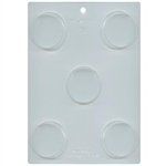 Plain Round Cookie Chocolate Mold (90-16000)