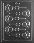 Paw Print Lolly Mold - Lpa135