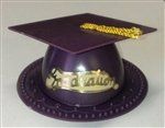 Violet Graduate Cap Cake Topper