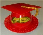 Red Graduate Cap Cake Topper